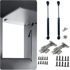120N Black Cold-Rolled Steel Hydraulic Support Rod, Suitable for Upward-Openi…