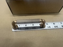 10 Pack Cabinet Pulls Knurled Round Handles NEW Lot Champagne Bronze 4.75″