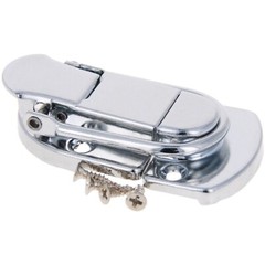 2-8pcs Toggle Latches Catch Hasp Lock Screws Toolbox Box Without Key Silver Tone