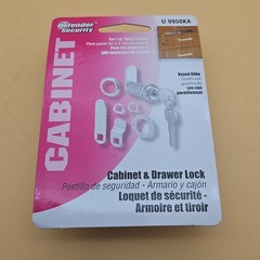 Defender Security Drawer Cabinet Lock Keyed Alike Cabinet and Drawer Lock Set