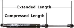 BOXI 2pcs Front Hood Lift Supports Struts Shocks Gas Struts Shocks Springs Suppo