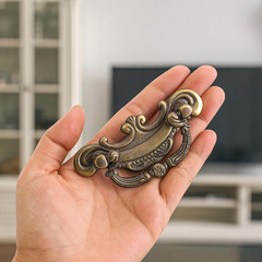 Vintage Look Drawer Pulls 2.5 Inch C-C Dark Antique Bronze Cabinet Handles for
