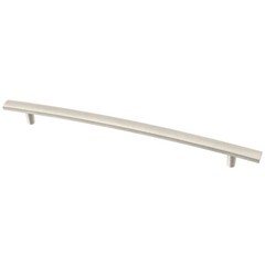 Brainerd Caroline P37036W-SN-CP 224mm C-C Satin Nickel Arch Cabinet Pull