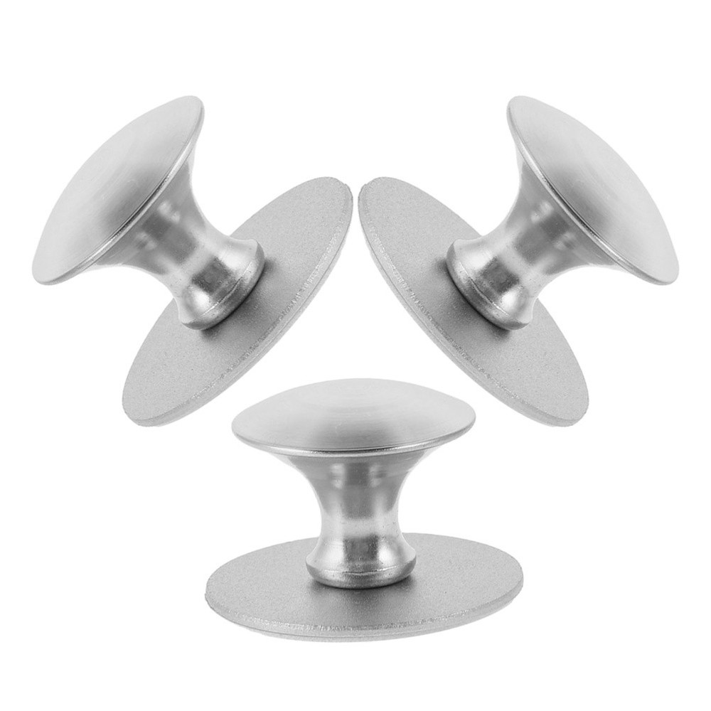 3 Pcs Self-adhesive Stainless Steel Handle Kitchen Cabinet Door Handles Glass