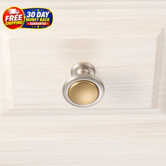 10 Pack Gold and Nickel Knob 1 – 10Pcs, Brushed +