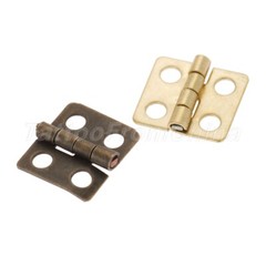 80Pcs 13x12mm Small Hinges Cabinet for Jewelry Cigar Box Wood Hinges Mini Fillet
