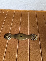 Hickory Hardware handpolished brass vintage Cabinet Knob Pull Backplate