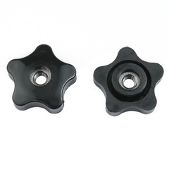 5/1618 TTrack Star Knob Thru Hole Clamping Threaded Nuts Jig Knobs 4 PCS