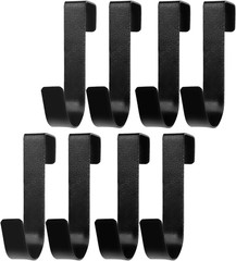 Over Cabinet Hook,8 Pieces over the Door Drawer Cabinet Hook,Black Cabinet Door