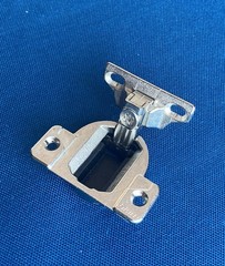 Blum Hinge – Nickel Color – 30.310-11.02 w/ 133.024-01 Mount – 1 3/8″ Wide