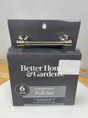 Better Homes & Gardens Cabinet Pull Set Satin Nickel 3″ CC 6 Pack