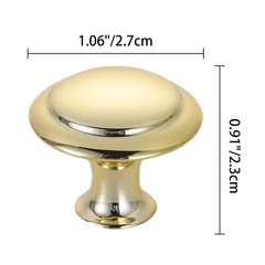10Pcs Door Knobs Hardware Cabinet Handles Cupboard Drawer Kitchen Pulls Round