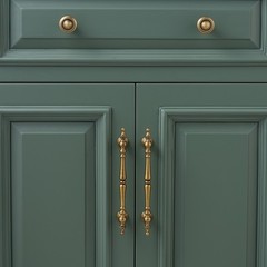 Brass Cabinet Pulls 5″ Kitchen Hardware Handle Drawer Pull Furniture Handles