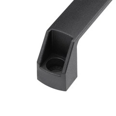 Plastic Pull Handle 120mm Hole Centers Luggage Mechanical Equipment