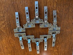 Set of 10 – Hettich 2516 5.6 110° Cabinet Hinge Full Overlay Self-Closing