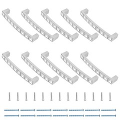 10 PCS Crystal Drawer Pull Rhinestone Cabinet Handle 96mm / 3.78 Inch Silver
