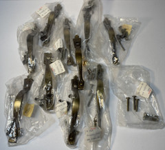 (8) Brass National Lock 3759-001 Cabinet Drawer Pull Handles Lot NOS 1980’s Vint