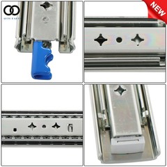 1Pair Heavy Duty Drawer Slides 22″ 250 lb Load Capacity Side Mount Extension