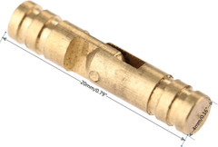 20Pcs Brass Barrel Hinges, Small Cylinder Hidden Hinges, 4X20Mm | Invisible Conc