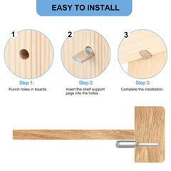 104Pcs Shelf Pins Pegs 4 Styles Kitchen Cabinet Shelf Support Pins Support Pegs