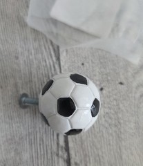 Sports Drawer Pulls Chest Dresser Football, Baseball Soccer Basketball lot Of 4