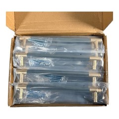 24 Pack 7 1/2 Inch 192mm Bar Cabinet/Drawer Pulls Gold and Grey Knurled Handles