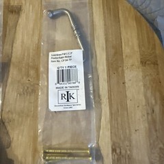 RK International CP 04-TP Solid Brass Pull, Polished Pewter Handle New Sealed