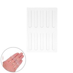 50 Pcs Pu Transparent Cabinet Bumper Strips Clear Self Adhesive Door Handle Pads