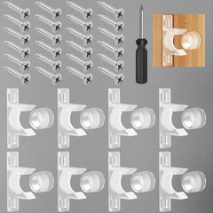 8 Sets False Front Cabinet Clips Kitchen Cabinet Doors Replacement for Drawer…