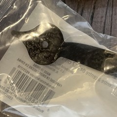 8 Allen + Roth Drawer Handle Pull Matte Black Pebble Model #S161-82-DBK Lot Set