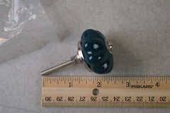 15x Mascot Hardware CK318 Fluted 1-2/3” sea green knob.
