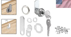 Weather Resistant Cabinet Lock Set – Secure Your Drawers with 2 Keys Included