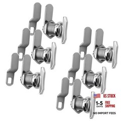 5/8″ Thumb Operated Offset Cam Lock – RV Compartment Latch – 6 Pack