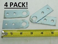 LOT OF 4 (2 SETS) SAFETY PADLOCK HASP BARN ANY DOOR SHED SHOP CABINET ZINC NC