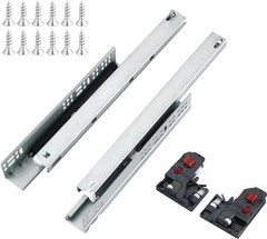 #210 • 6 Pair 22″ Soft-Close Undermount Drawer Slides, 100LB Load