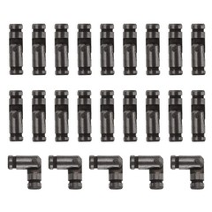 50Pack Invisible Barrel Hinges 4mm x 15mm Brass Concealed Hinge Black