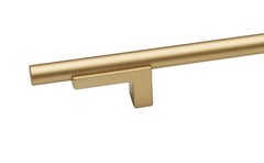 Alno A2803-3 Vita Bella 3″ Center to Center Modern Smooth Bar – Black