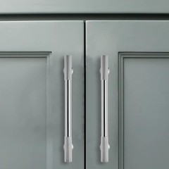 CABDM 10 Pack 6 Inch(152mm) Hole Center Polished Chrome Cabinet Pulls Kitchen