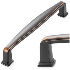 Oil Rubbed Bronze Cabinet Handles – 10 Count
