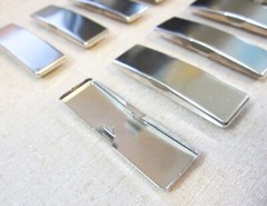 Set 12 Blum Cabinet Hinge Nickel Metal Screw Cap Covers (70T555/84.355/70.1503)