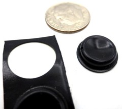Rubber Pad Bumper Stick-On Adhesive Durable, 1/2″ Pad, 1/8″ Tall, Free Shipping!