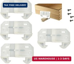 Drawer Guides/Back Plates Adjustable for 1/4″-5/16″ Rail Height/Adjustable/Kitch