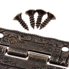 2X Hinges With 8Screws Fit For Jewelry Box/Gift Box/Wine Box/Toolbox