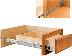Sturdy Side Mount Brackets – 2 Pairs for 45mm Drawer Slides & Kitchen Cabinets
