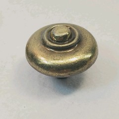 Set 6 Vintage Early American N264 0 Cabinet Drawer Knob Pulls w/screws