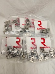 Box 10 Richelieu 4-1/2″ X 2-1/2″ Hinge Frame Nickel Plated Self-Closing Cabinet