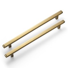 Goo-Ki 6 Pack 7-1/2in 192mm Hole Center Cabinet Pulls Brass Bronze Zinc