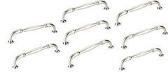 Richelieu Hudson 5-1/16-in Brushed Nickel Cylindrical Handle Drawer Pulls 8 PACK