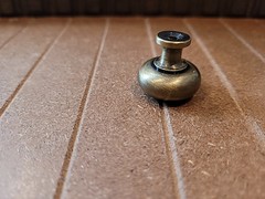 3/4″ Diameter Knob Antique Brass by Colonial Bronze kitchen bath cabinets drawer