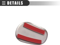 Auto Car Gear Shift Knob Cover Sticker, for Equinox 2018-2020, Stainless Steel,